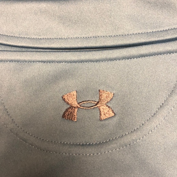 One Blue Big Striped Pattern Under Armour Heat Gear Polo - Picture 6 of 6